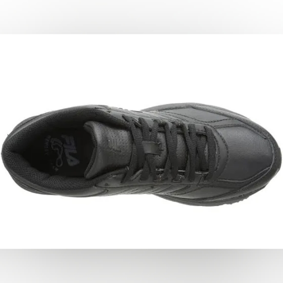 NEW BLACK FILA MEMORY FLUX SR WORK SNEAKERS SIZE 8 - Picture 2 of 11